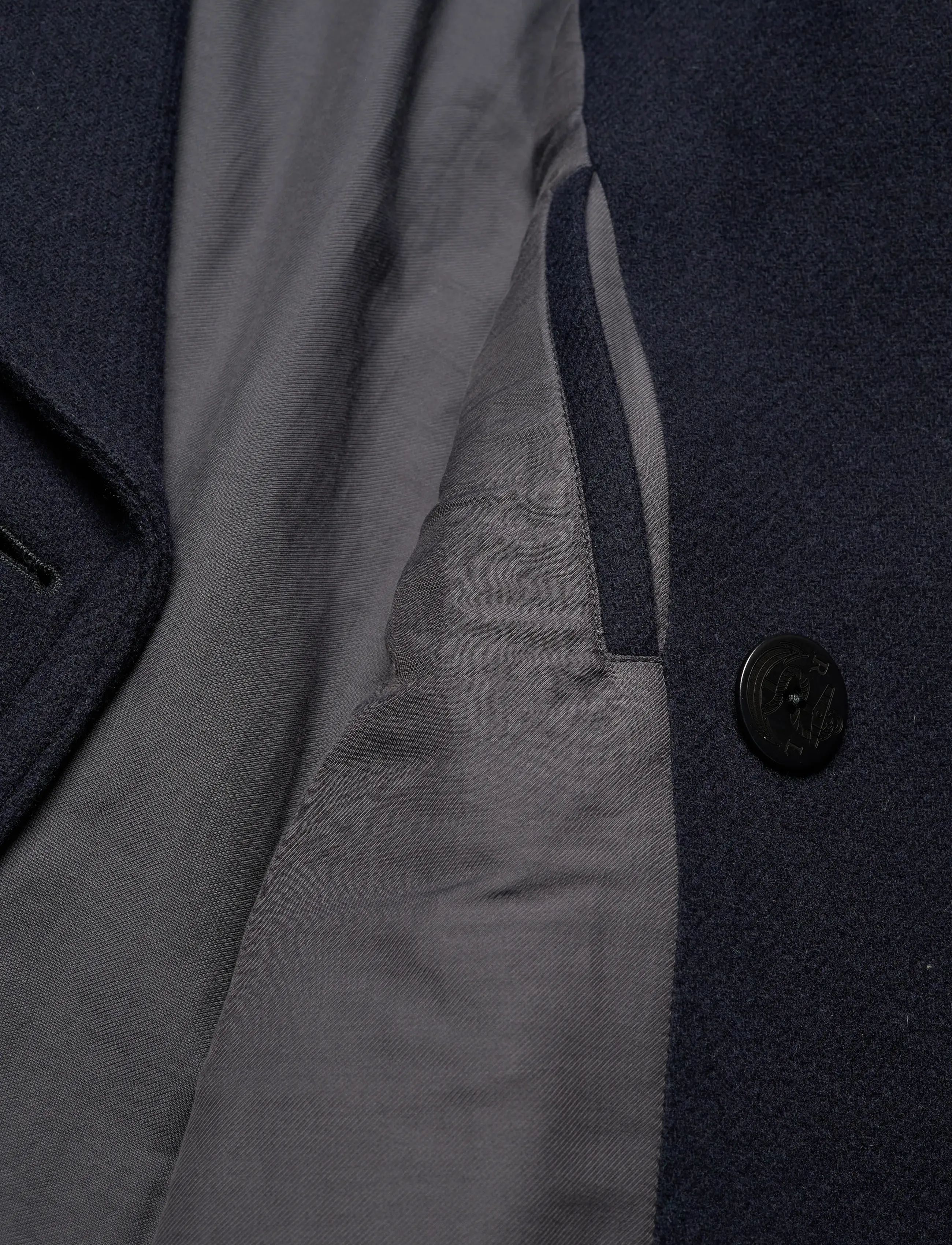 Polo Ralph Lauren - Polo Wool-Blend Melton Peacoat - navy - 5