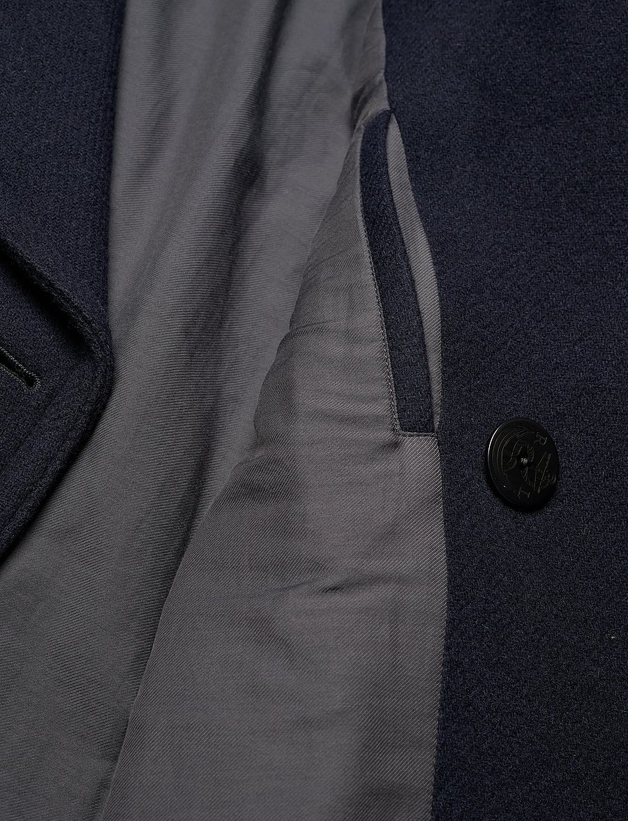 Polo Ralph Lauren - Polo Wool-Blend Melton Peacoat - ullrockar - navy - 5