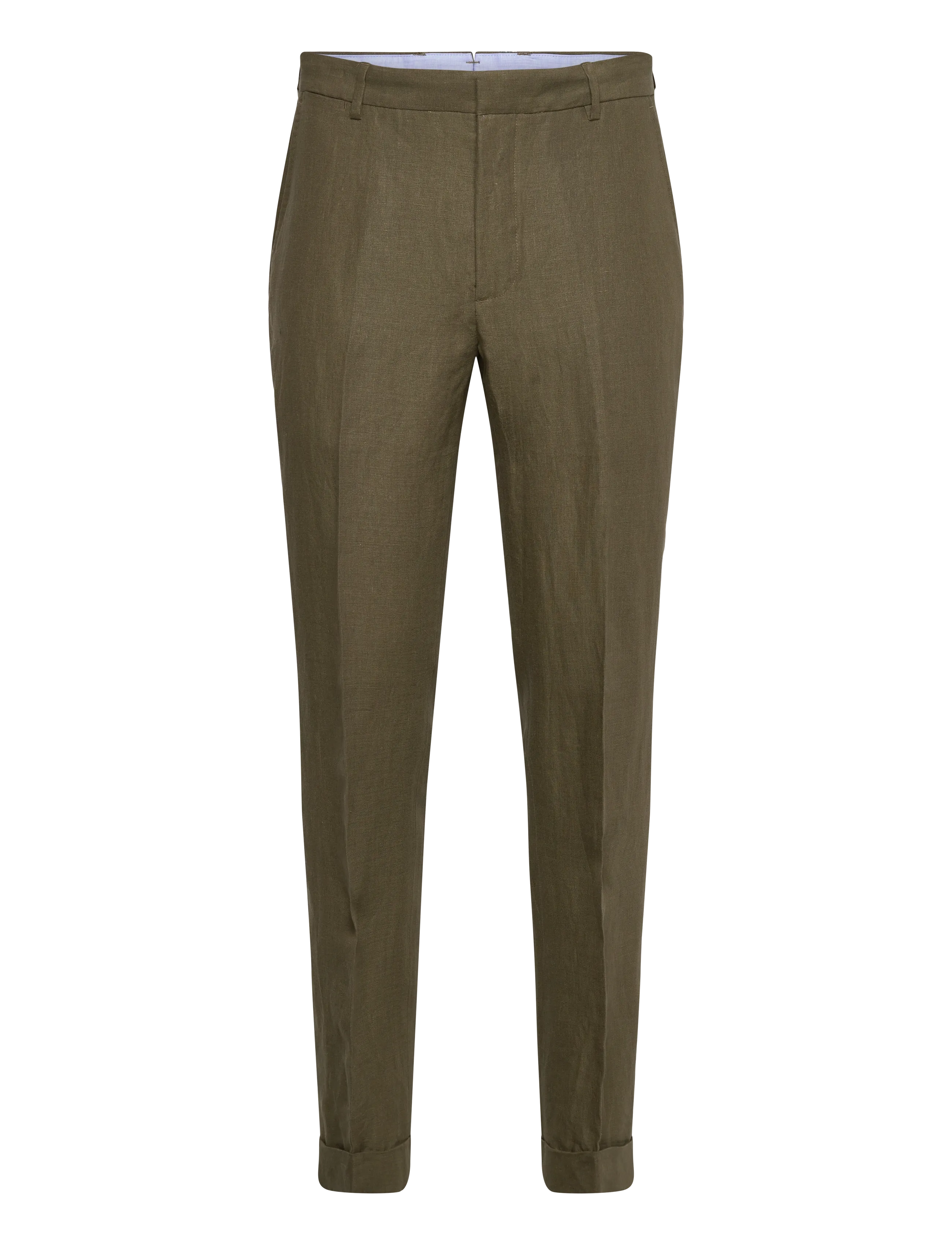 Polo Ralph Lauren Linen Suit Trouser - Trousers - BASIC OLIVE / khaki/green