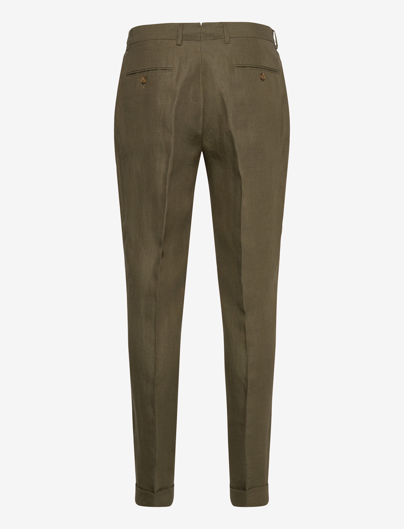 Polo Ralph Lauren - Linen Suit Trouser - jakkesætbukser i hør - basic olive - 1