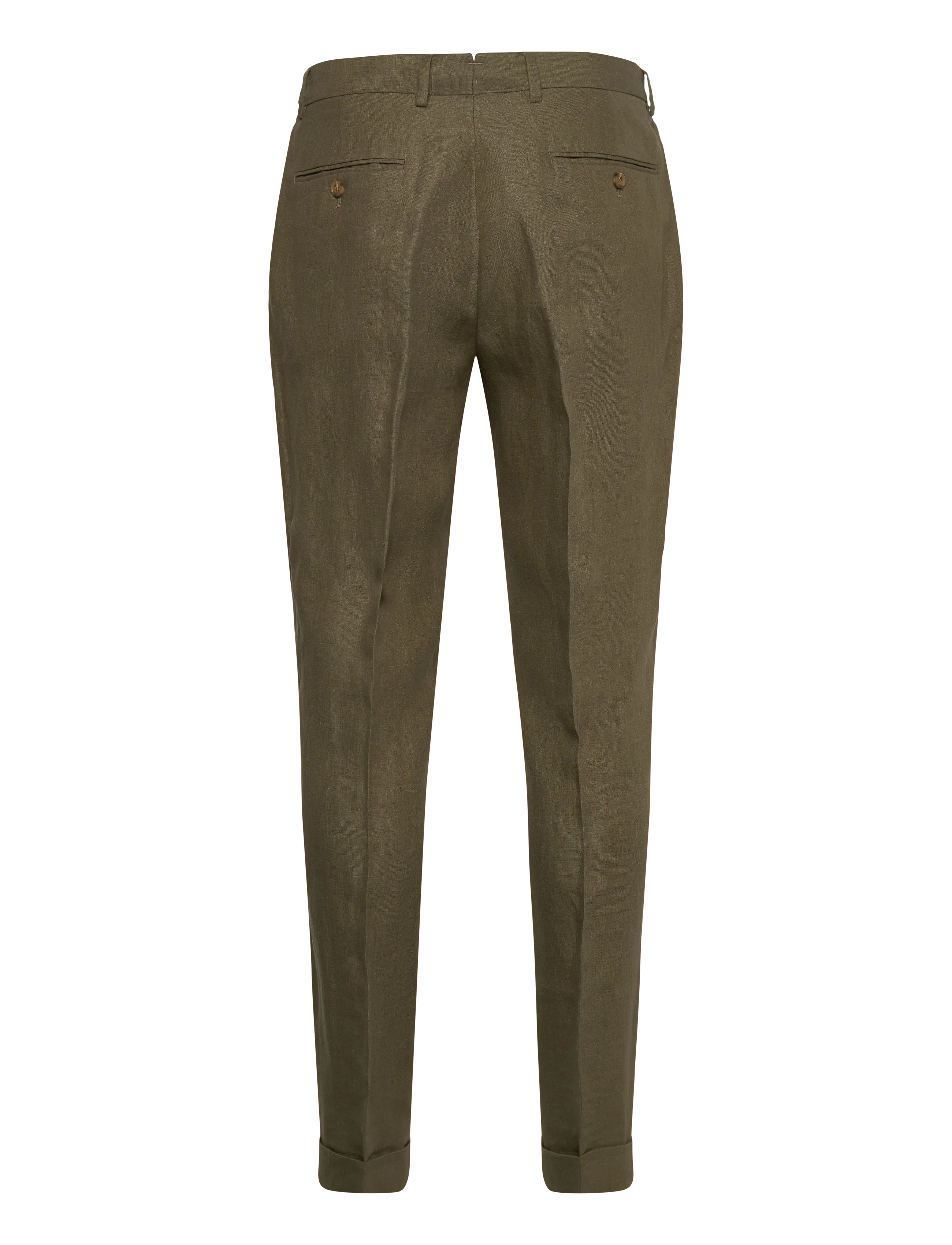 Polo Ralph Lauren - Linen Suit Trouser - jakkesætbukser i hør - basic olive - 1