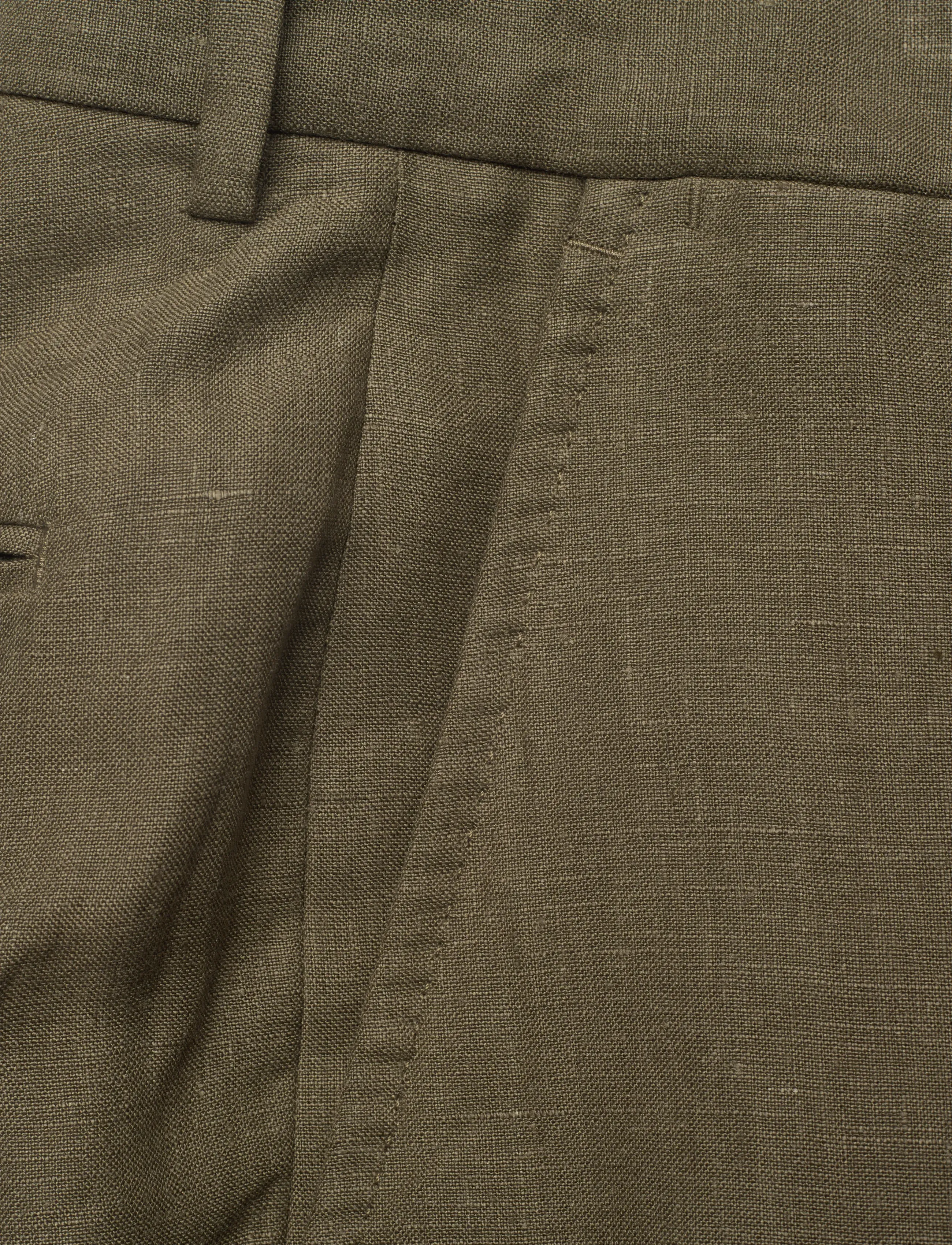 Polo Ralph Lauren - Linen Suit Trouser - jakkesætbukser i hør - basic olive - 2