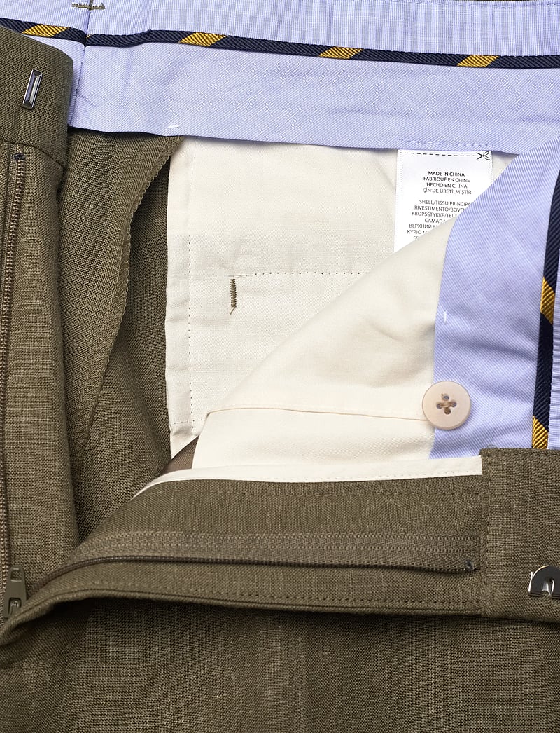 Polo Ralph Lauren - Linen Suit Trouser - jakkesætbukser i hør - basic olive - 3