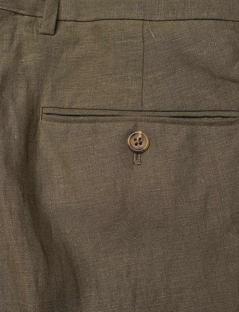 Polo Ralph Lauren - Linen Suit Trouser - jakkesætbukser i hør - basic olive - 4