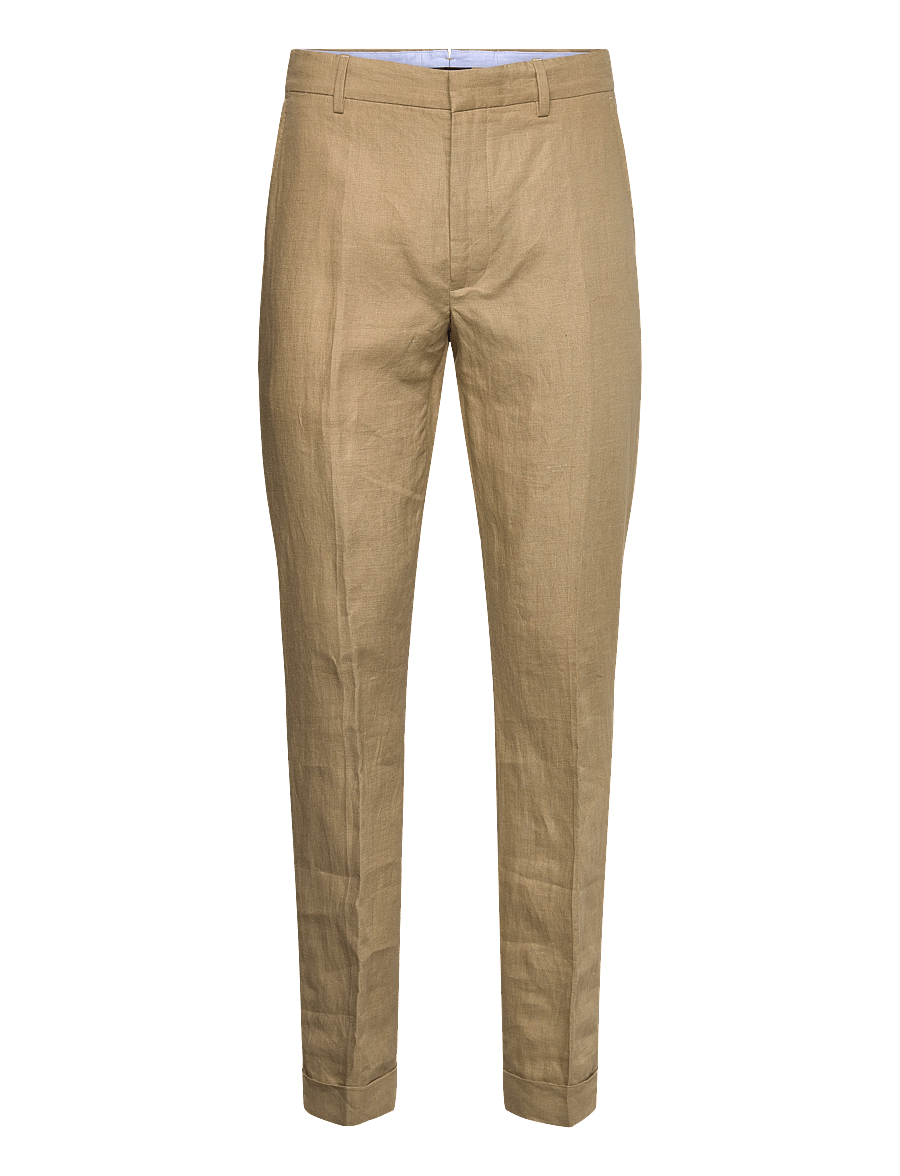 Polo Ralph Lauren - Linen Suit Trouser - jakkesætbukser i hør - coastal beige - 0