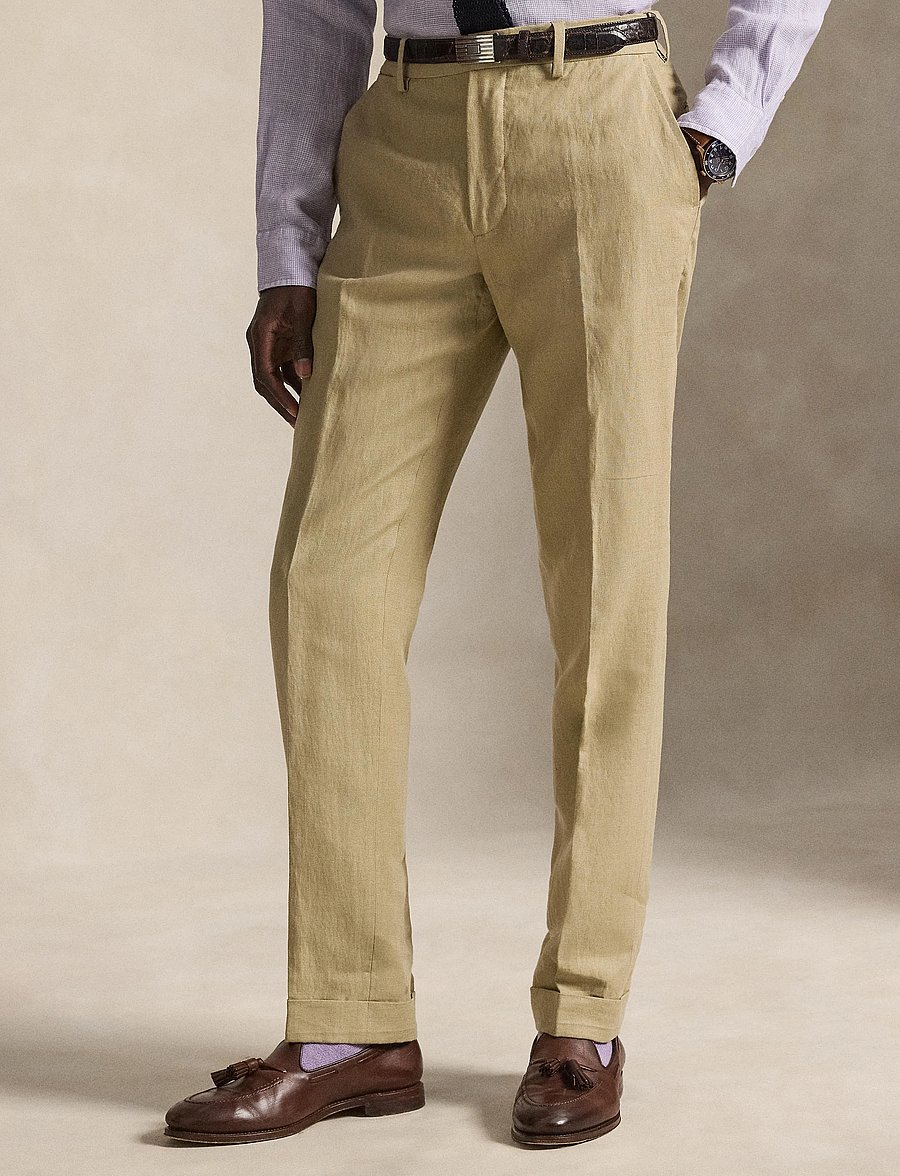 Polo Ralph Lauren - Linen Suit Trouser - leinenanzughosen - coastal beige - 0