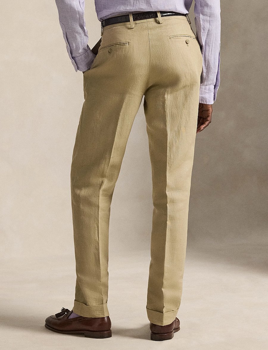 Polo Ralph Lauren - Linen Suit Trouser - leinenanzughosen - coastal beige - 3