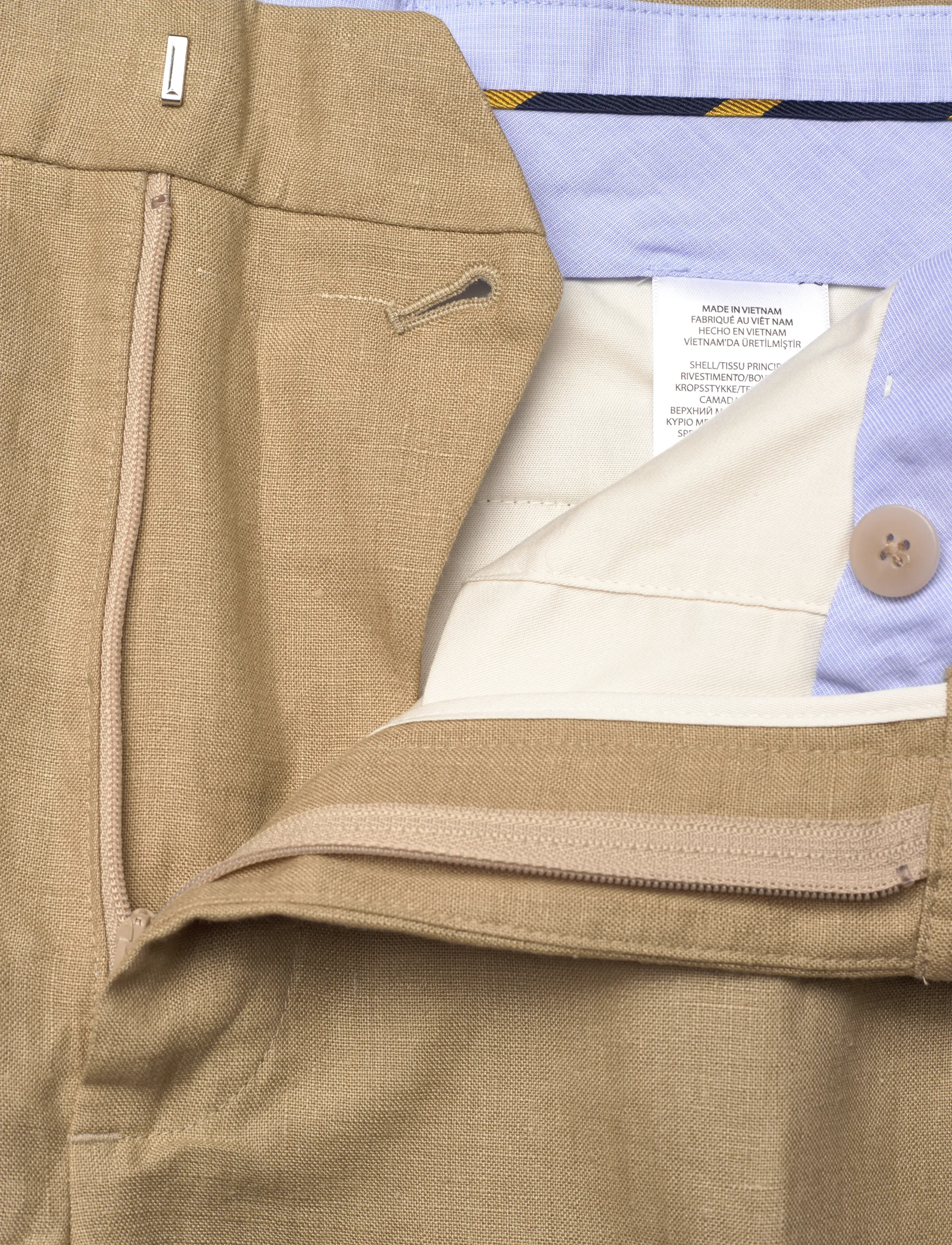 Polo Ralph Lauren - Linen Suit Trouser - jakkesætbukser i hør - coastal beige - 3