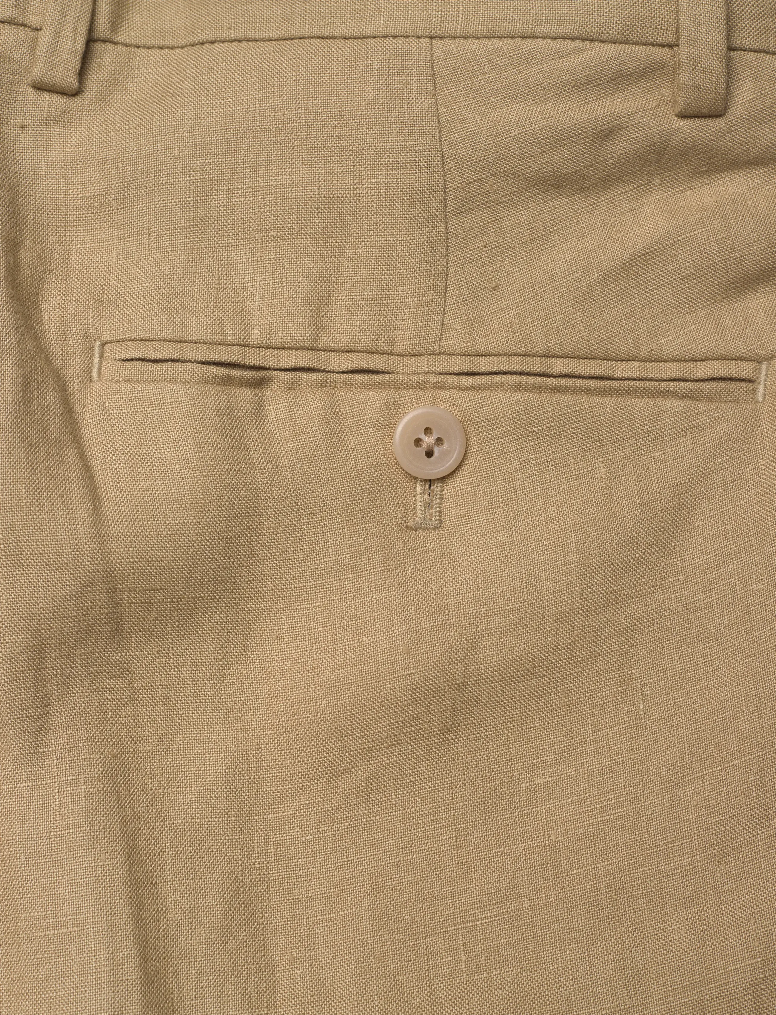 Polo Ralph Lauren - Linen Suit Trouser - jakkesætbukser i hør - coastal beige - 4
