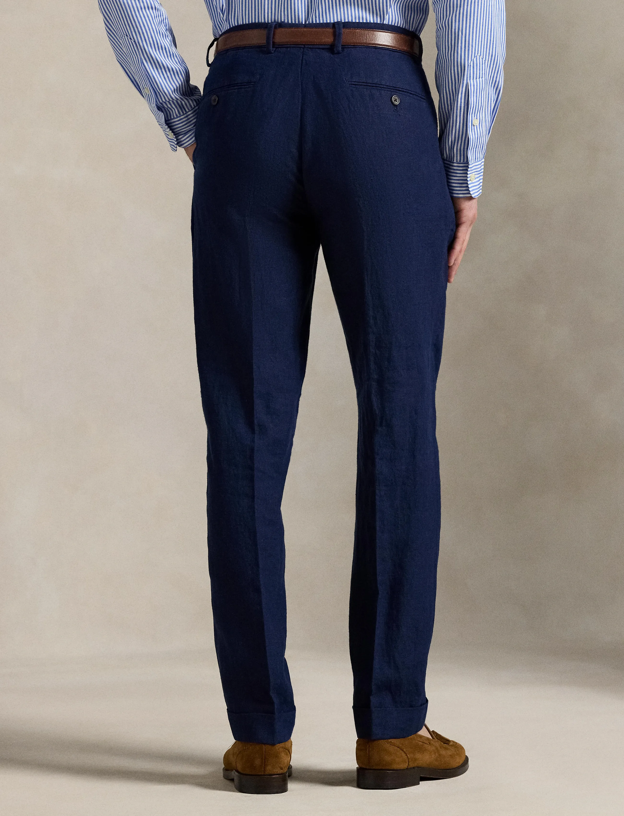 Polo Ralph Lauren - Linen Suit Trouser - leinenanzughosen - navy - 5