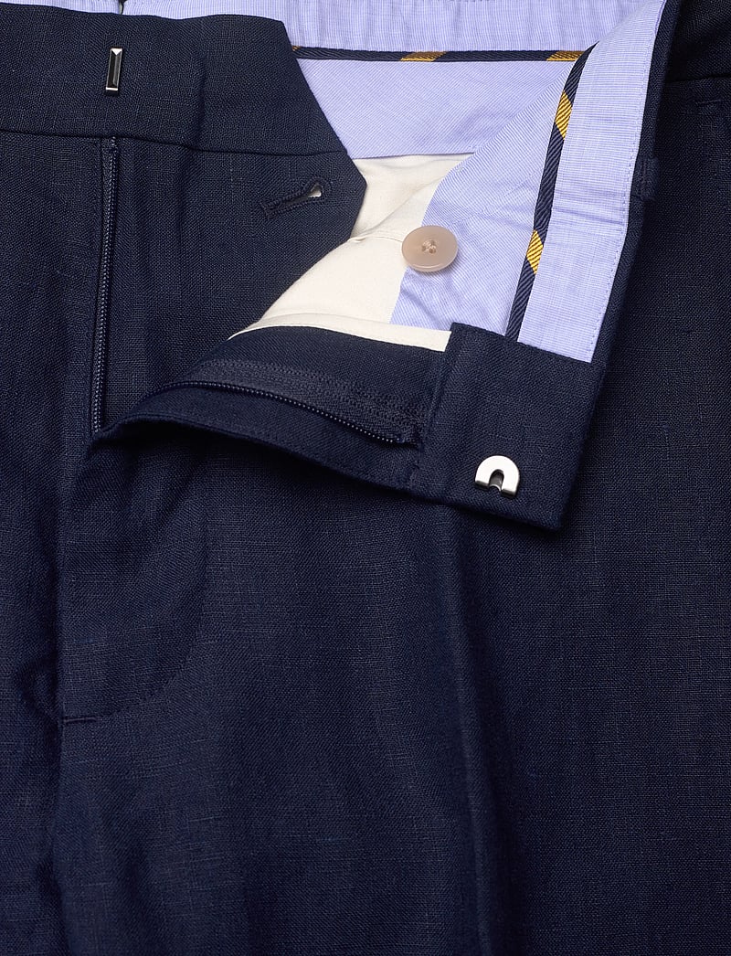 Polo Ralph Lauren - Linen Suit Trouser - jakkesætbukser i hør - navy - 3