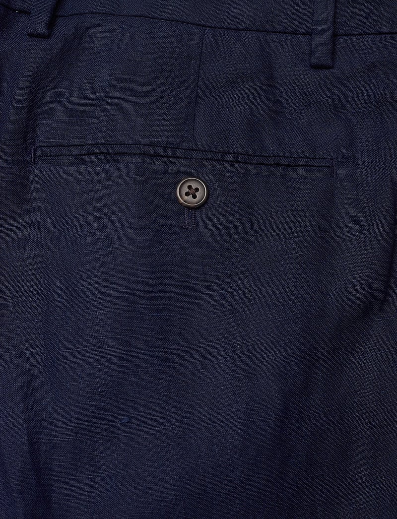 Polo Ralph Lauren - Linen Suit Trouser - jakkesætbukser i hør - navy - 4