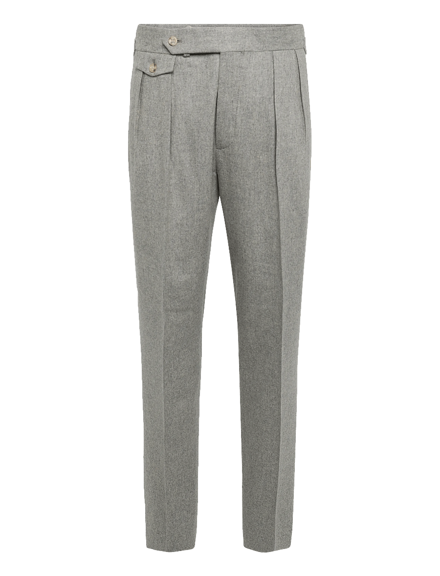 Polo Ralph Lauren - WOOL FLANNEL-P2P - kostymbyxor - light grey - 1