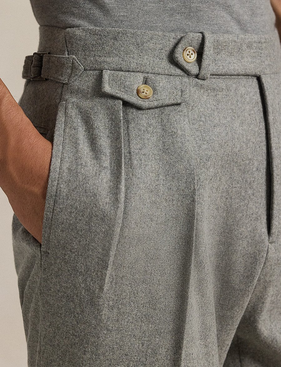 Polo Ralph Lauren - WOOL FLANNEL-P2P - light grey - 4