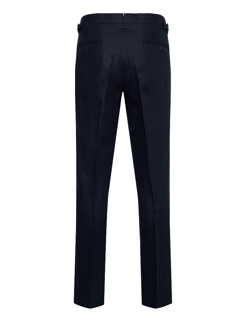 Polo Ralph Lauren - Pleated Linen Trouser - formell - dark navy - 1