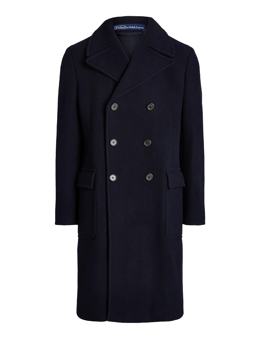 Polo Ralph Lauren - Polo Soft Tailored Wool-Blend Topcoat - ullrockar - navy - 1
