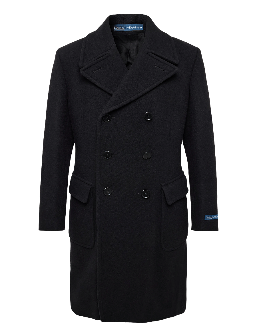 Polo Ralph Lauren - Polo Soft Tailored Wool-Blend Car Coat - ullrockar - black - 1
