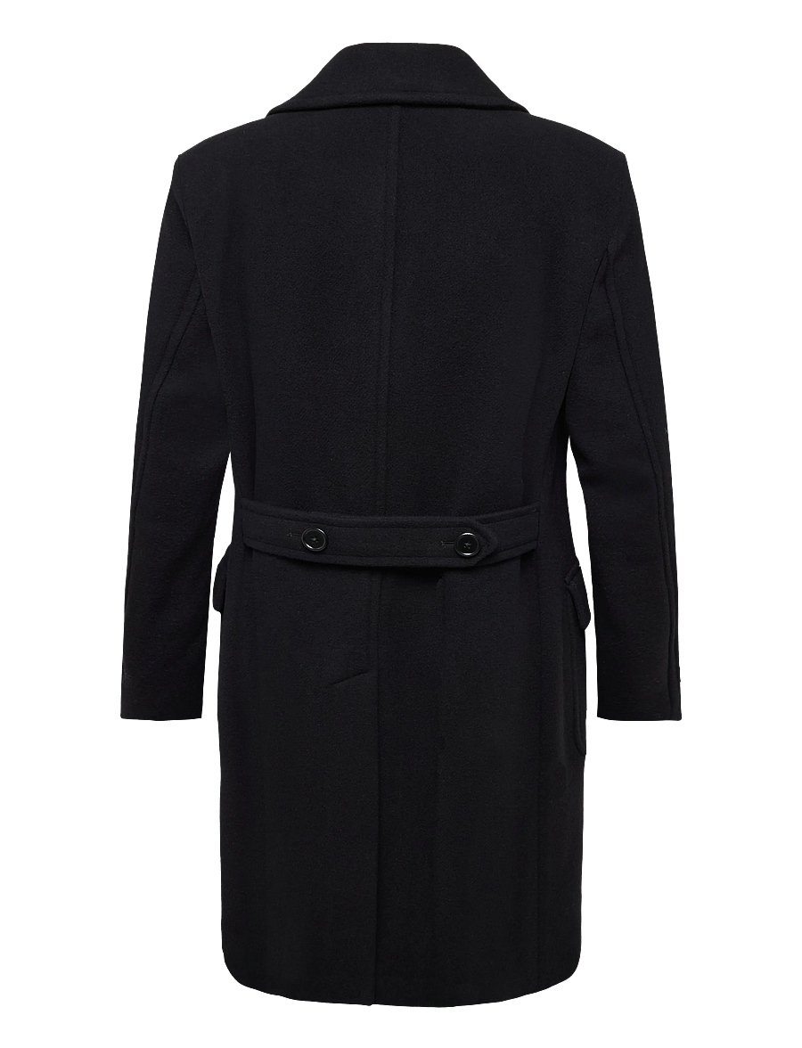 Polo Ralph Lauren - Polo Soft Tailored Wool-Blend Car Coat - ullrockar - black - 2