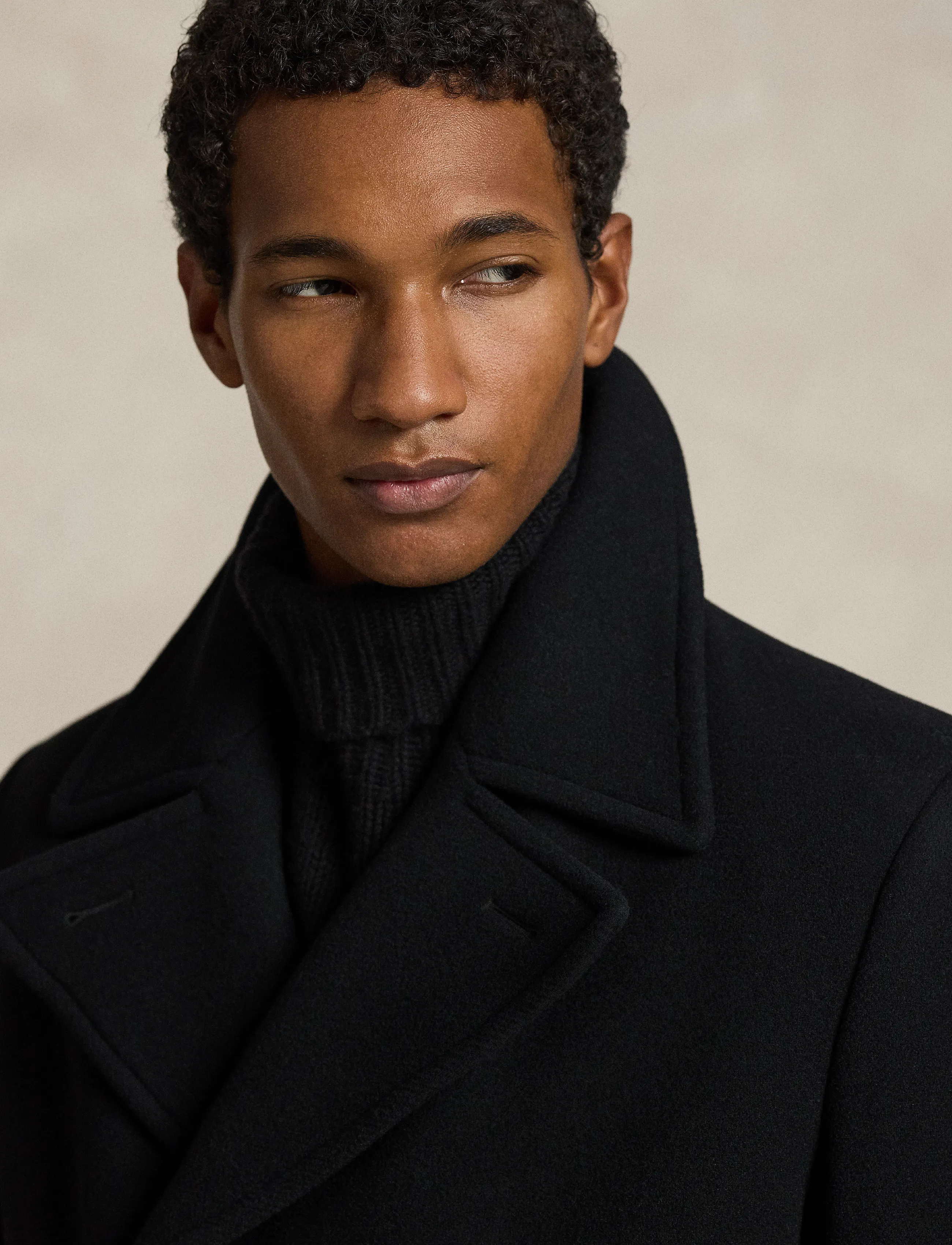 Polo Ralph Lauren - Polo Soft Tailored Wool-Blend Car Coat - wollmäntel - black - 3