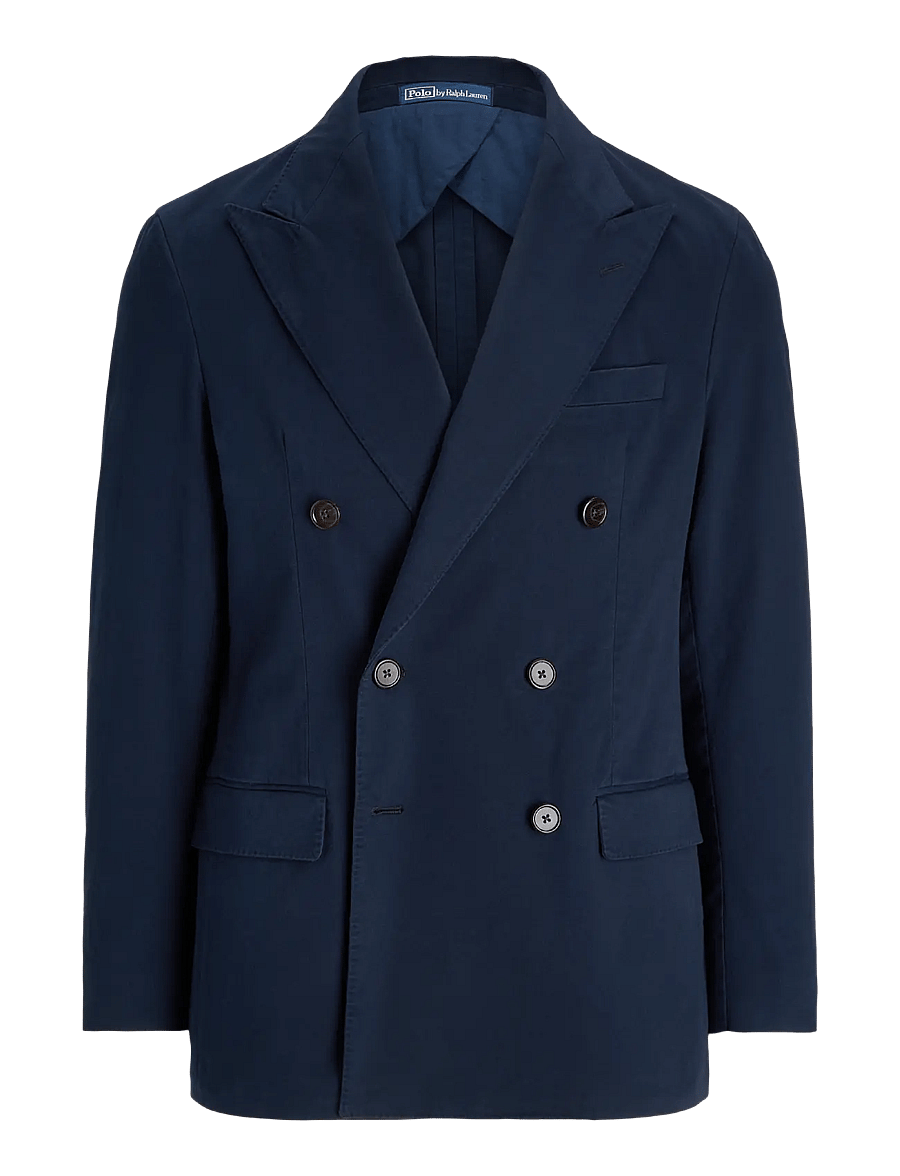 Polo Ralph Lauren - Polo Soft Tailored Stretch Chino Jacket - dobbeltradede blazere - bright navy - 1