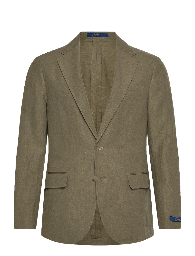 Polo Ralph Lauren - Polo Soft Modern Fit Linen Suit Jacket - einreiher - basic olive - 0