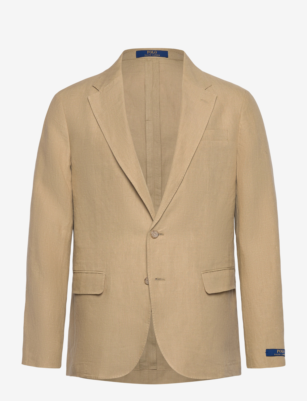 Polo Ralph Lauren - Polo Soft Modern Linen Suit Jacket - blazers à boutonnage simple - coastal beige - 0