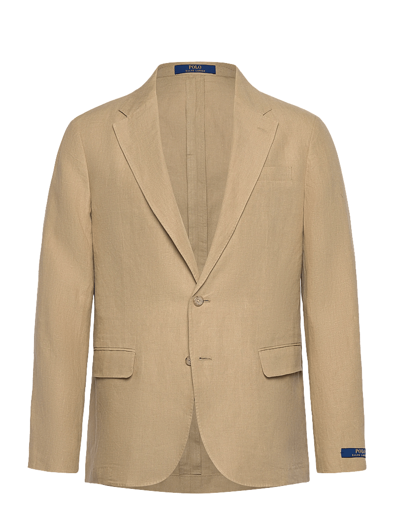 Polo Ralph Lauren - Polo Soft Modern Linen Suit Jacket - blazers à boutonnage simple - coastal beige - 0