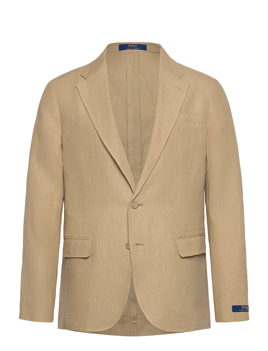 Polo Ralph Lauren - Polo Soft Modern Fit Linen Suit Jacket - enkelknäppta kavajer - coastal beige - 1