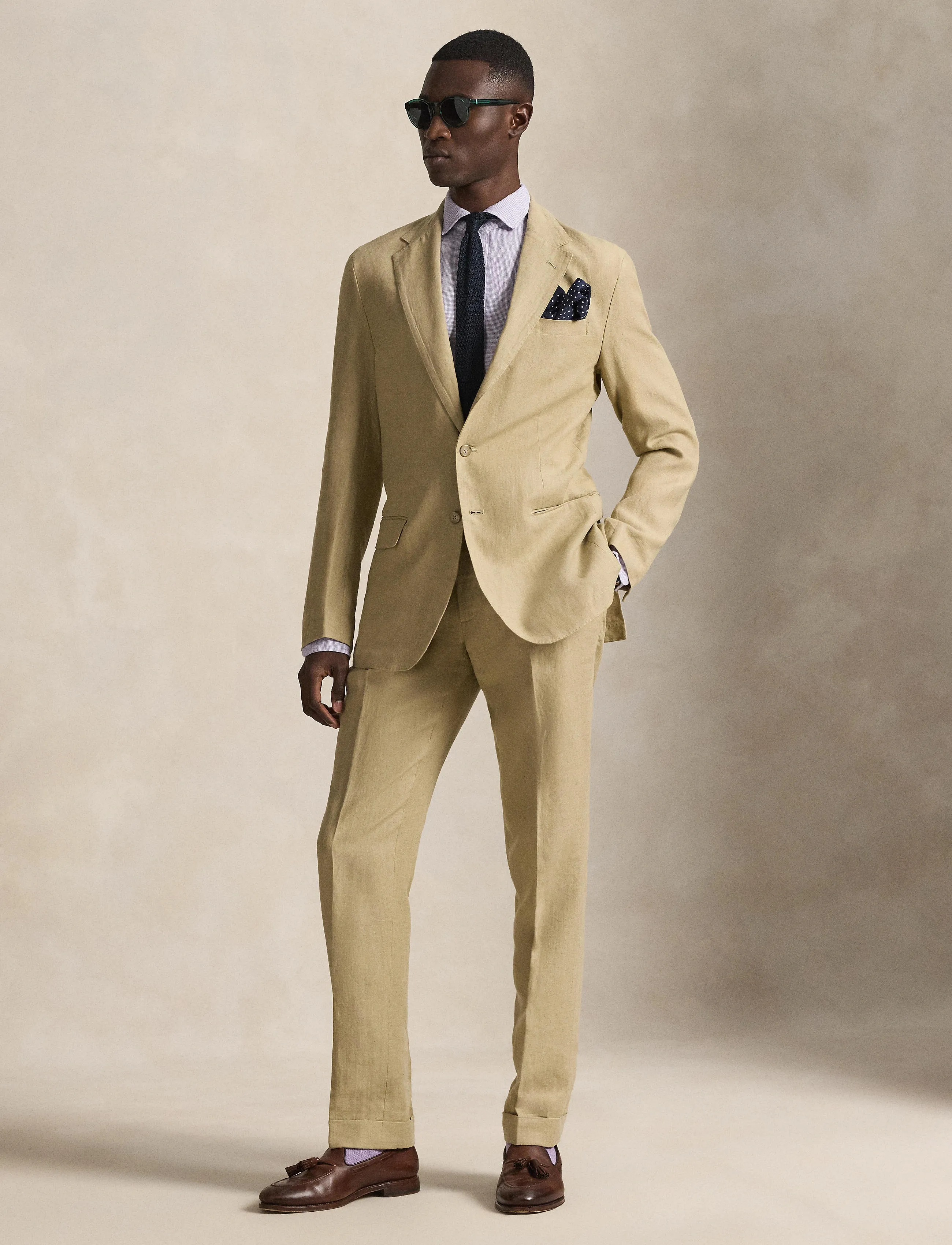 Polo Ralph Lauren Polo Soft Modern Fit Linen Suit Jacket, 50, Beige, Blazere > Enkeltradede Blazere, Herre