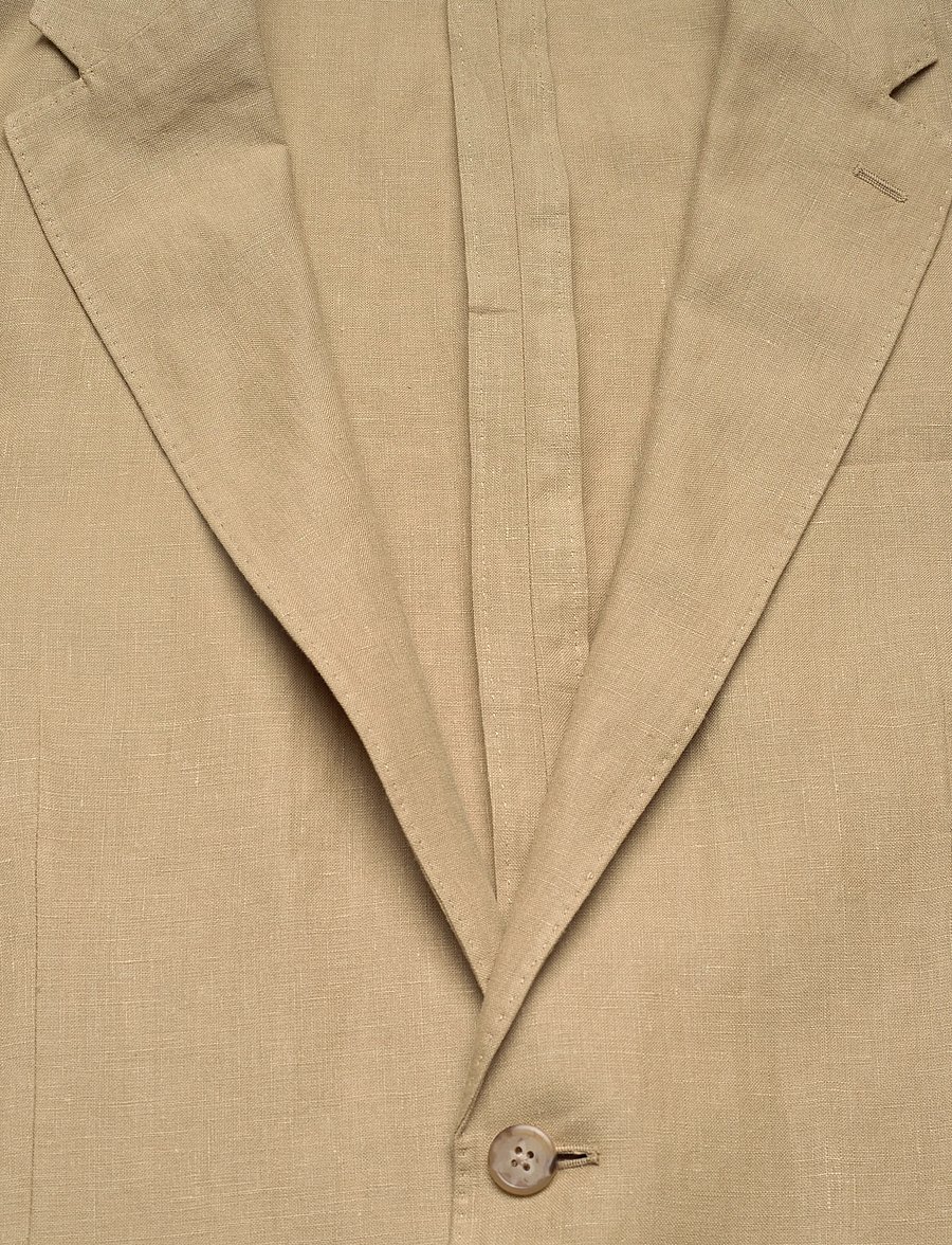 Polo Ralph Lauren - Polo Soft Modern Fit Linen Suit Jacket - enkelknäppta kavajer - coastal beige - 3
