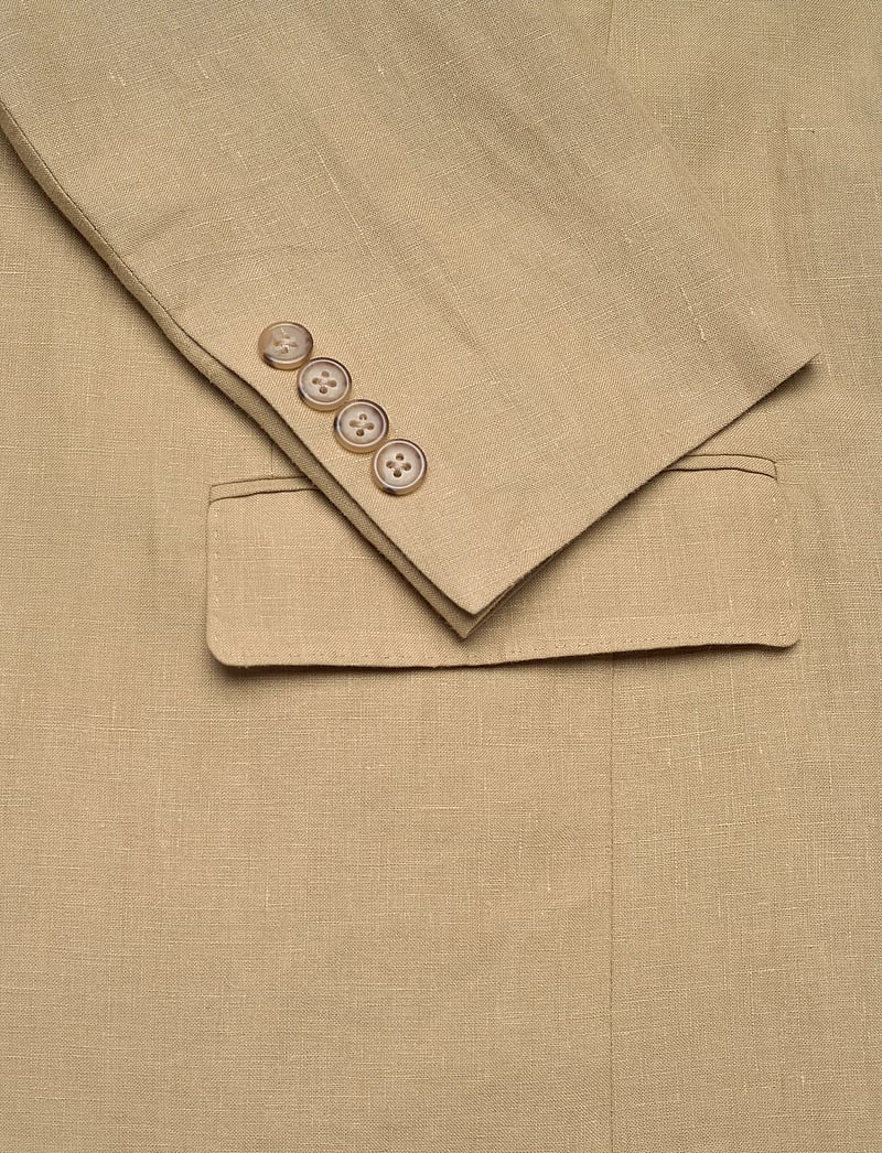 Polo Ralph Lauren - Polo Soft Modern Linen Suit Jacket - blazers à boutonnage simple - coastal beige - 3