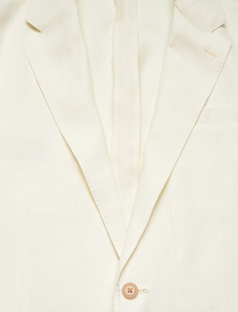 Polo Ralph Lauren - Polo Soft Modern Fit Linen Suit Jacket - enkeltradede blazere - cream - 3