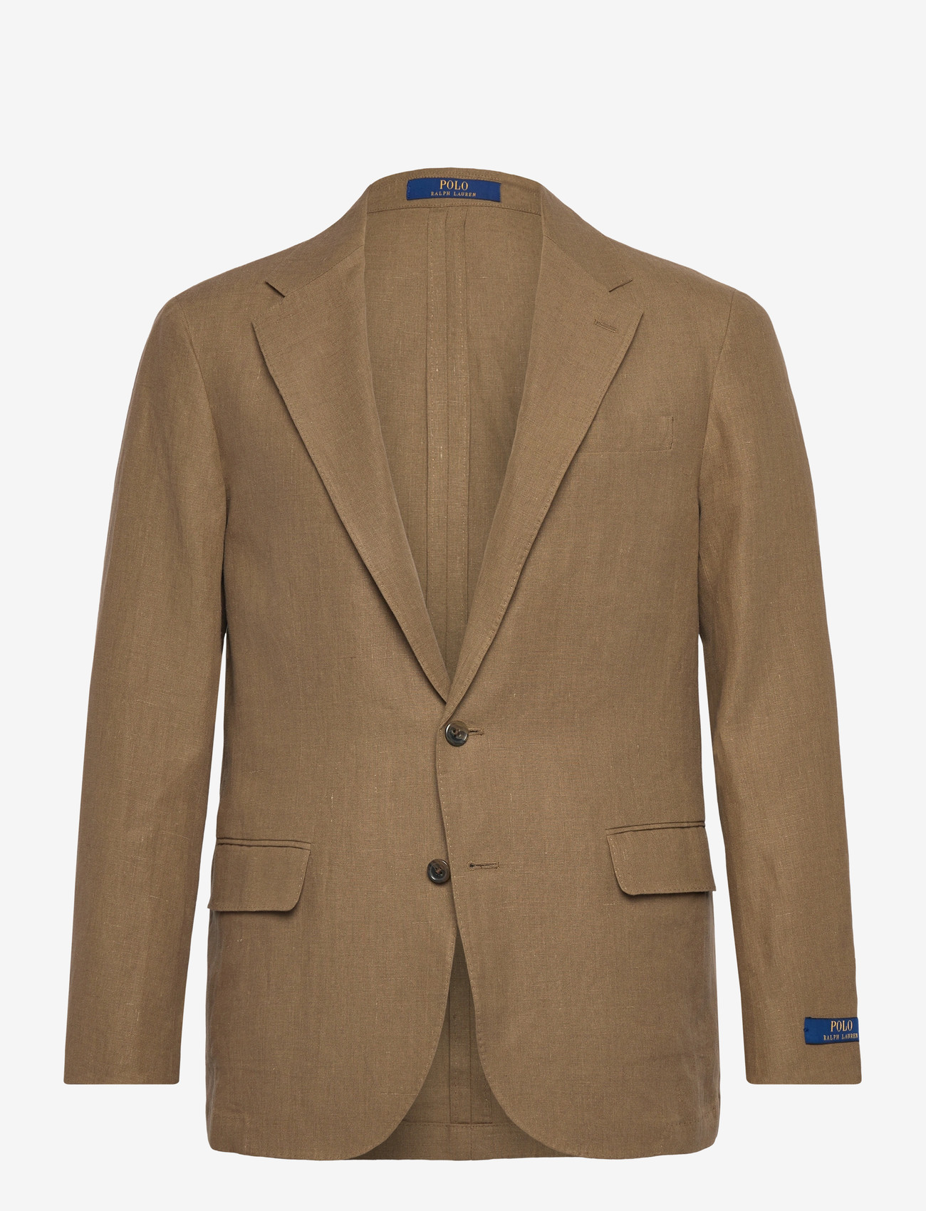 Polo Ralph Lauren - Polo Soft Modern Linen Suit Jacket - blazers à boutonnage simple - light sable - 0
