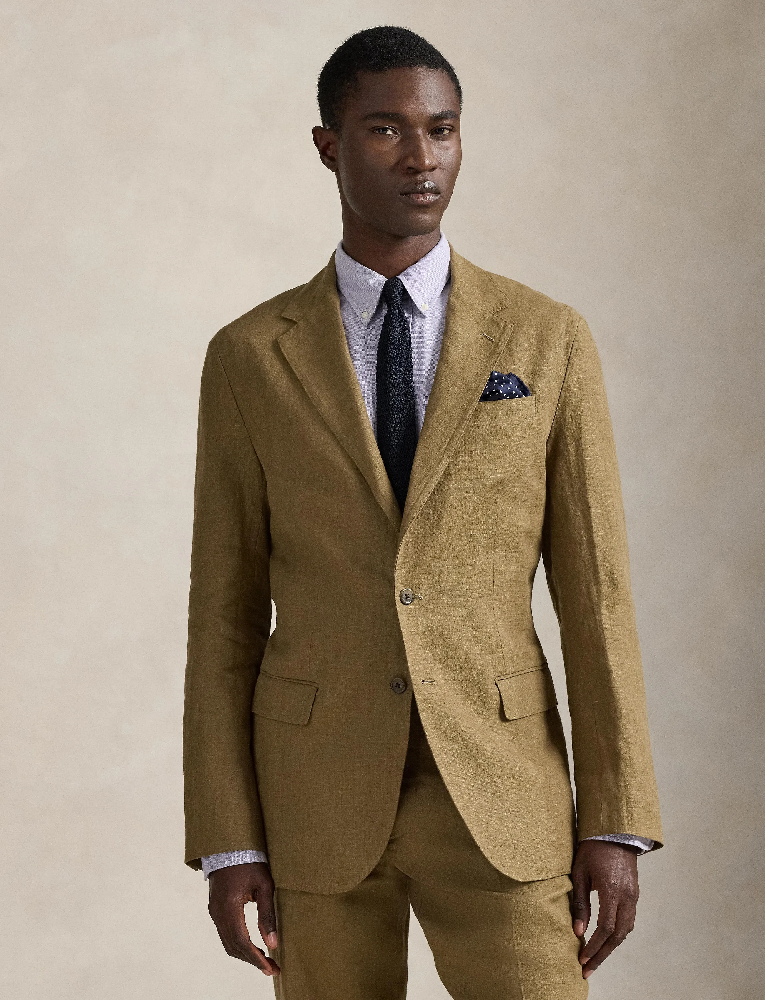 Polo Ralph Lauren Polo Soft Modern Fit Linen Suit Jacket, 54, Brown, Blazere > Enkeltradede Blazere, Herre