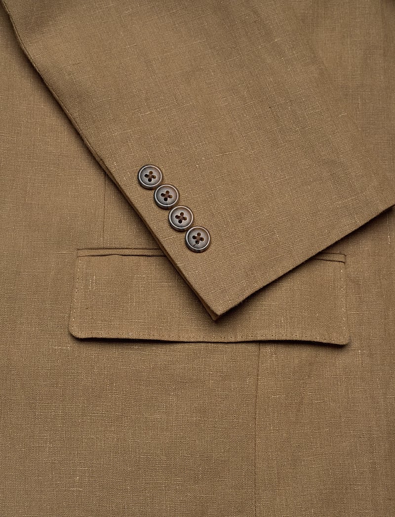 Polo Ralph Lauren - Polo Soft Modern Linen Suit Jacket - blazers à boutonnage simple - light sable - 3
