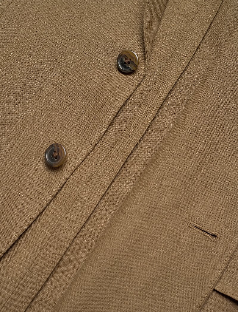 Polo Ralph Lauren - Polo Soft Modern Linen Suit Jacket - blazers à boutonnage simple - light sable - 4