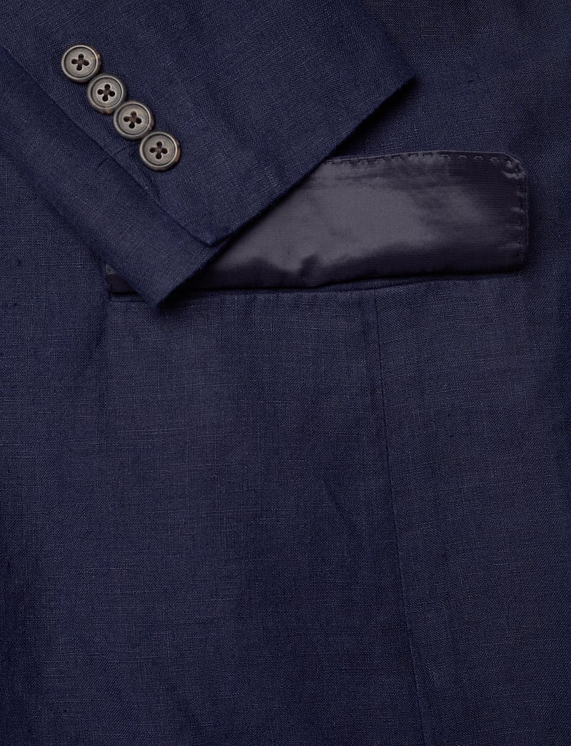 Polo Ralph Lauren - Polo Soft Modern Linen Suit Jacket - enkelknäppta kavajer - navy - 3