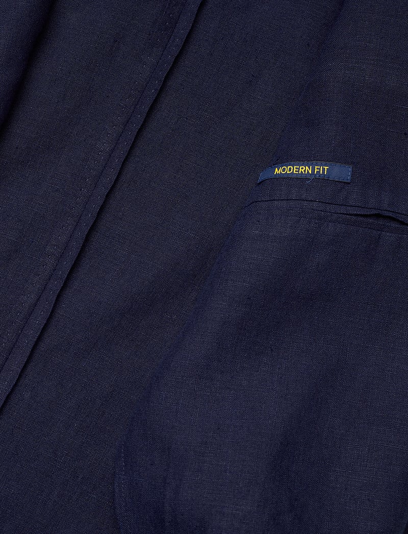 Polo Ralph Lauren - Polo Soft Modern Linen Suit Jacket - enkelknäppta kavajer - navy - 4