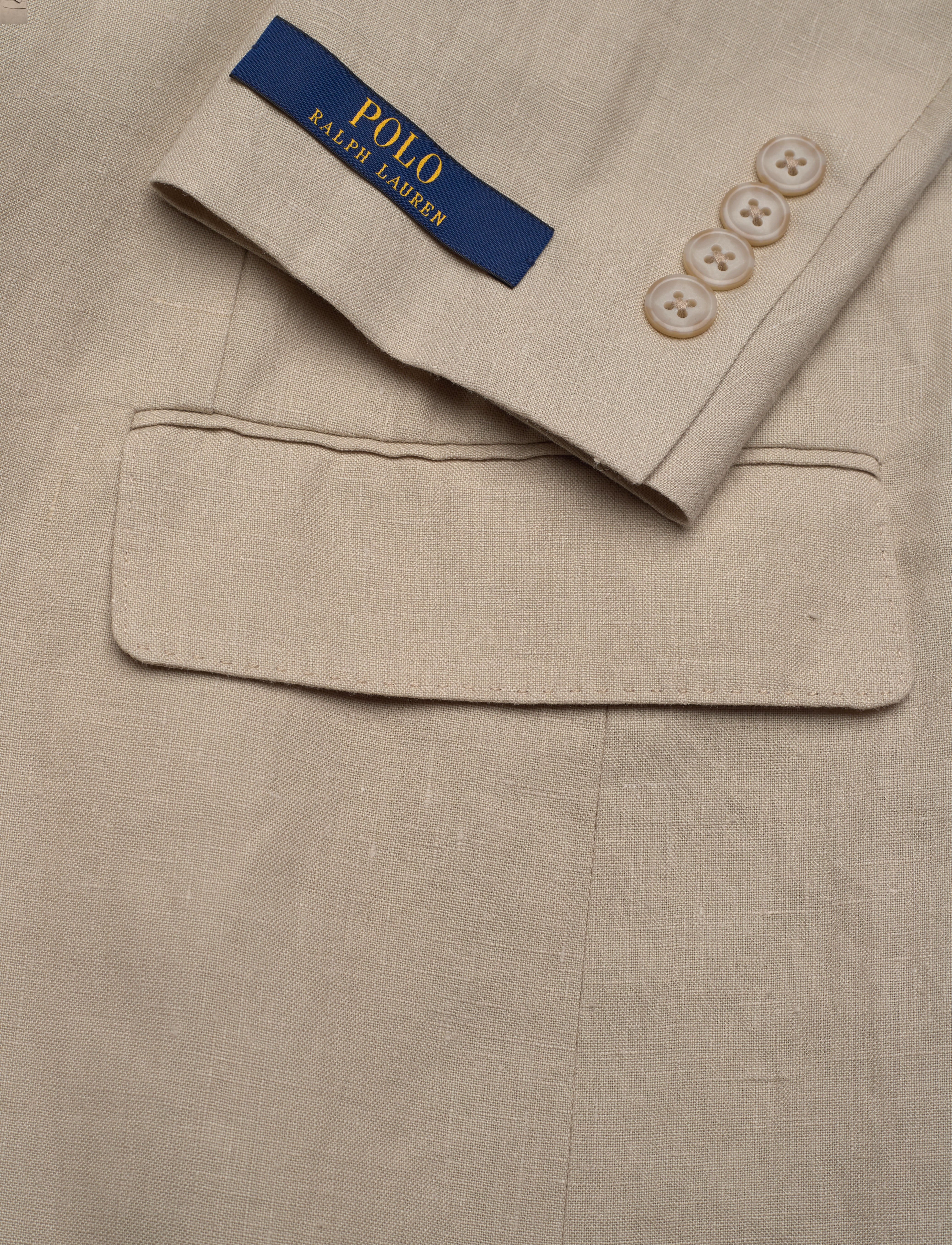 Polo Ralph Lauren - Polo Soft Modern Fit Linen Suit Jacket - einreiher - spring beige - 3