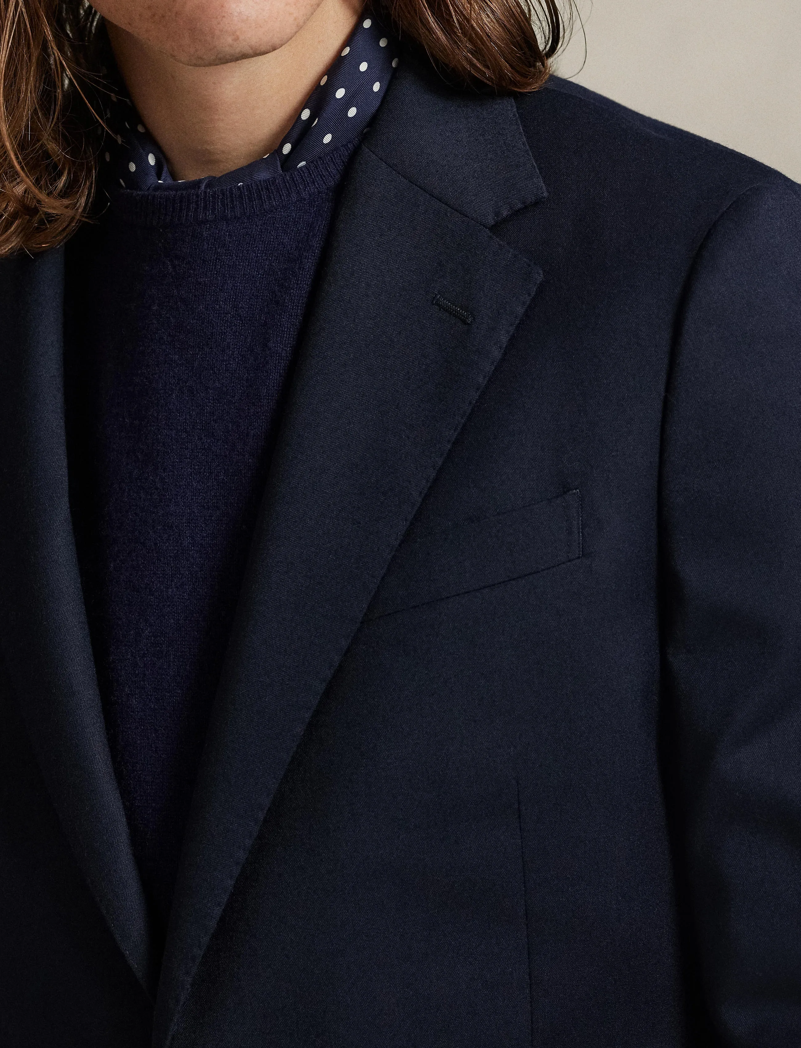 Polo Ralph Lauren - Polo Modern Fit Gabardine Blazer - enkeltradede blazere - navy - 4