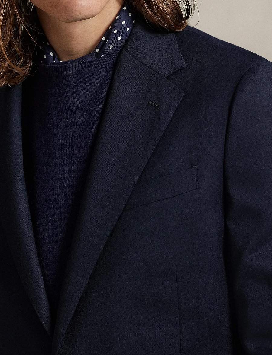 Polo Ralph Lauren - Polo Modern Fit Gabardine Blazer - enkeltradede blazere - navy - 4