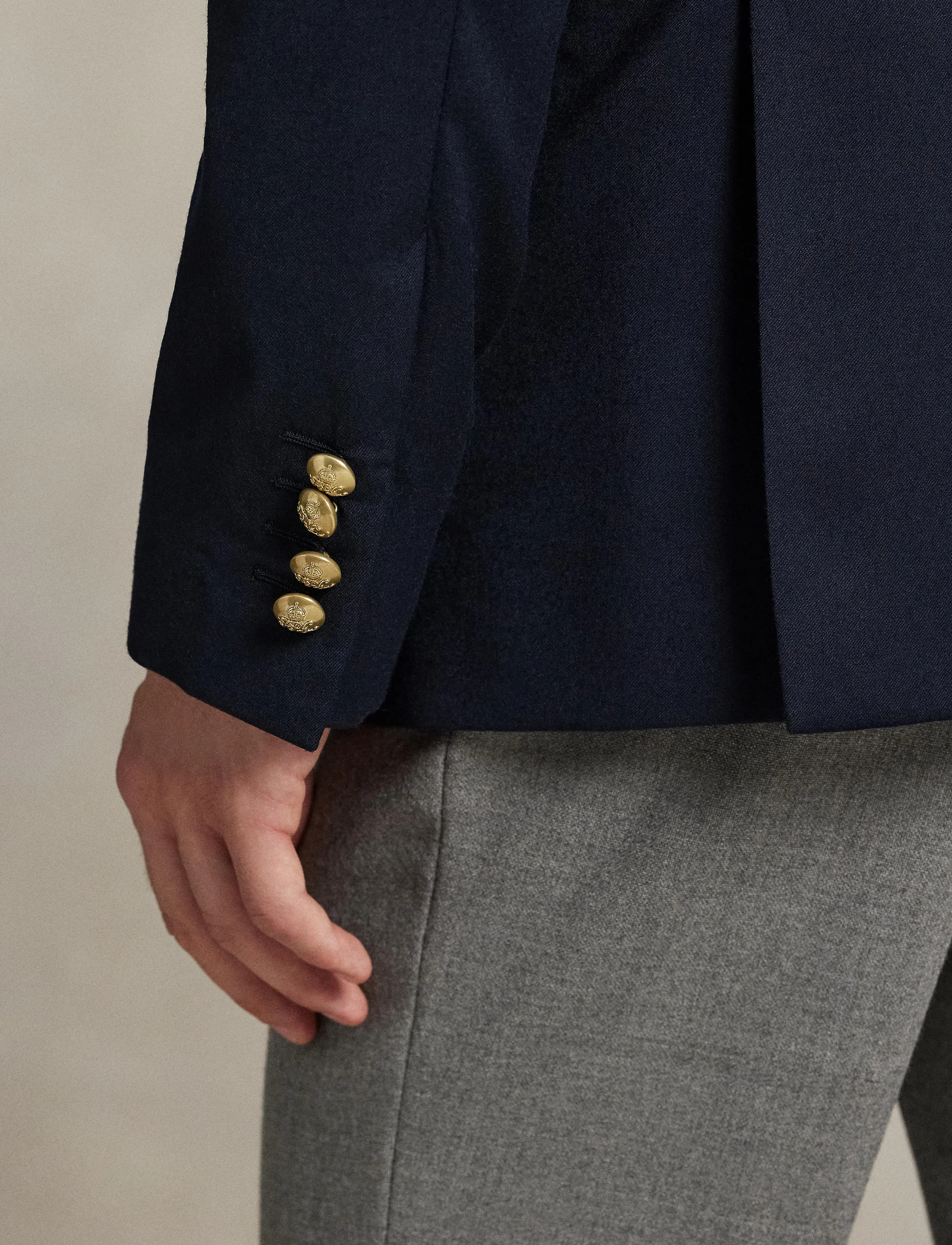 Polo Ralph Lauren - Polo Modern Fit Gabardine Blazer - enkeltradede blazere - navy - 5