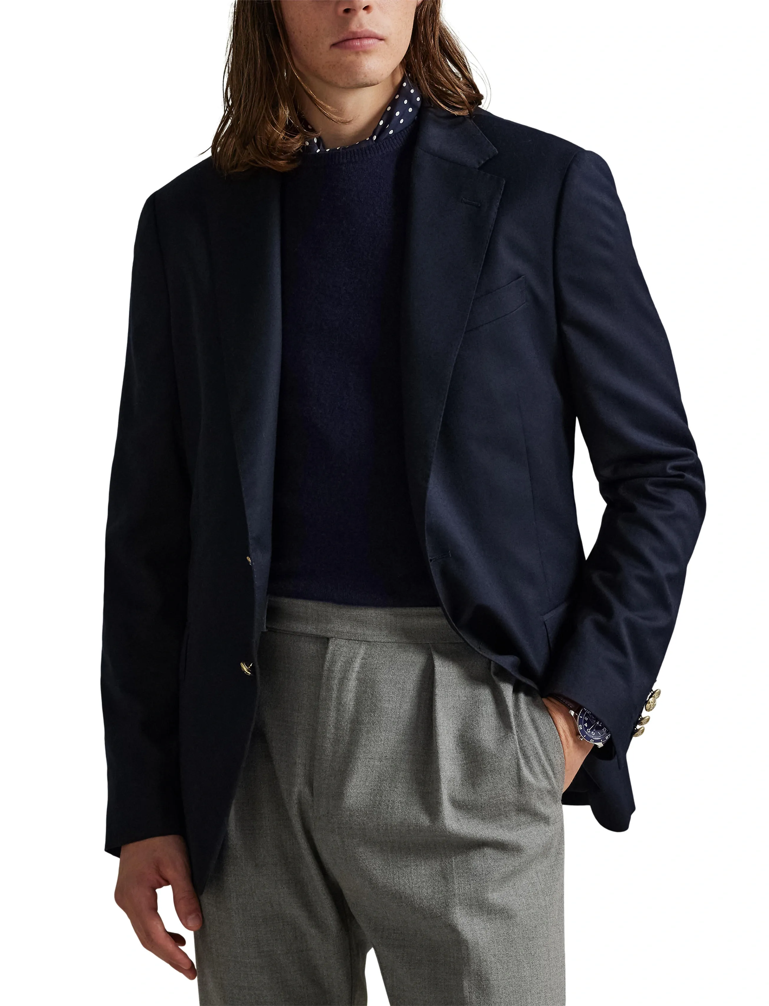 Polo Ralph Lauren Polo Modern Fit Gabardine Blazer - Kleidung - NAVY / navy