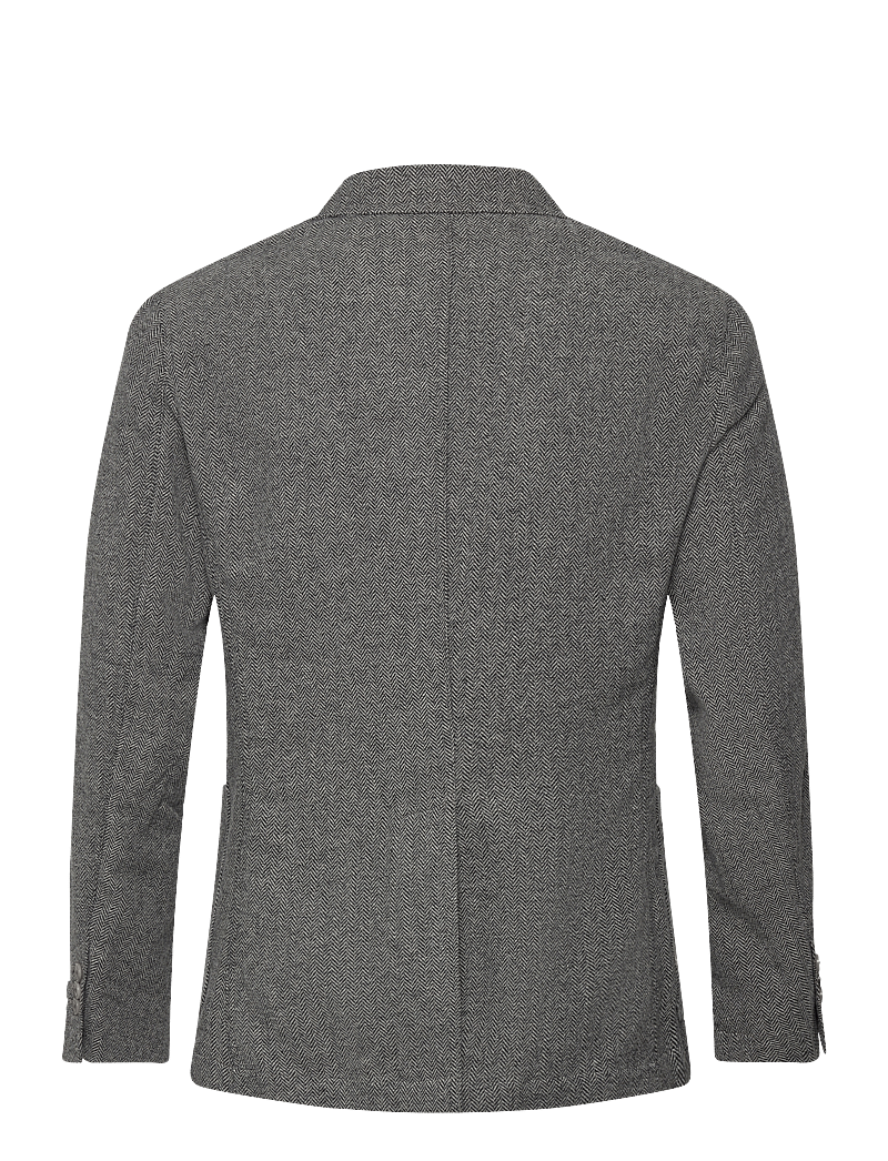 Polo Ralph Lauren - Modern Herringbone Sport Coat - enkelknäppta kavajer - black/cream - 2