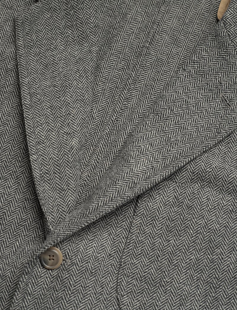 Polo Ralph Lauren - Modern Herringbone Sport Coat - enkelknäppta kavajer - black/cream - 3