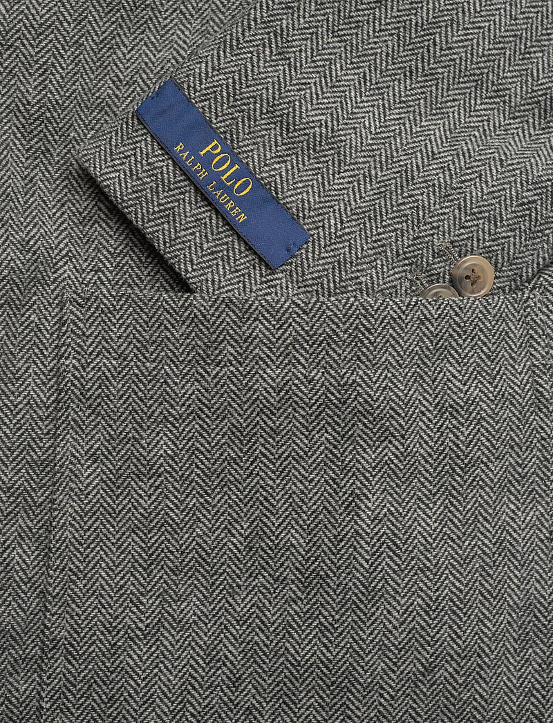 Polo Ralph Lauren - Modern Herringbone Sport Coat - enkelknäppta kavajer - black/cream - 4