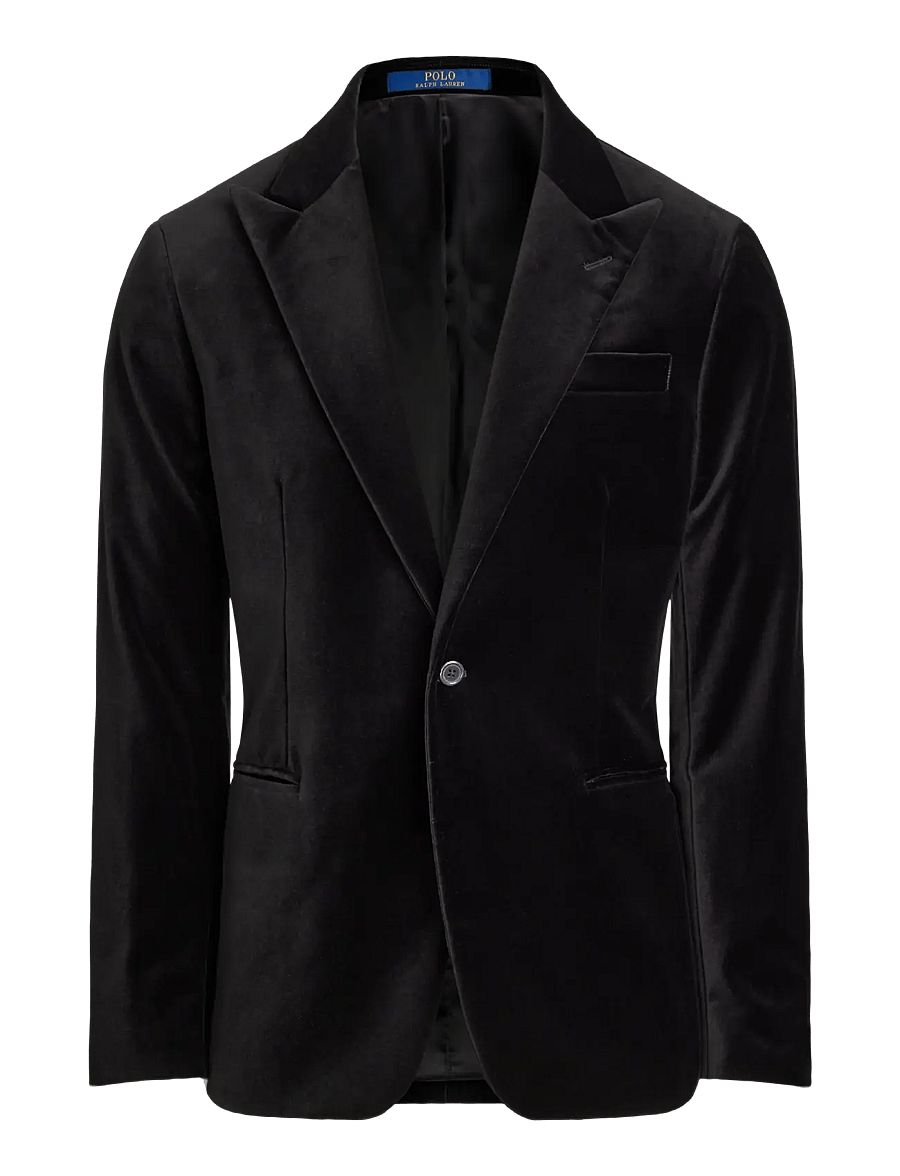 Polo Ralph Lauren - Modern Fit Velvet Jacket - black - 2