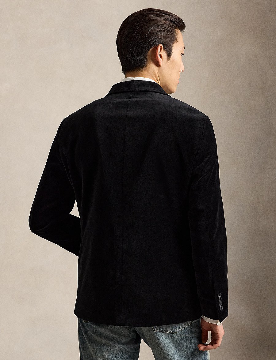 Polo Ralph Lauren - Modern Fit Velvet Jacket - black - 3