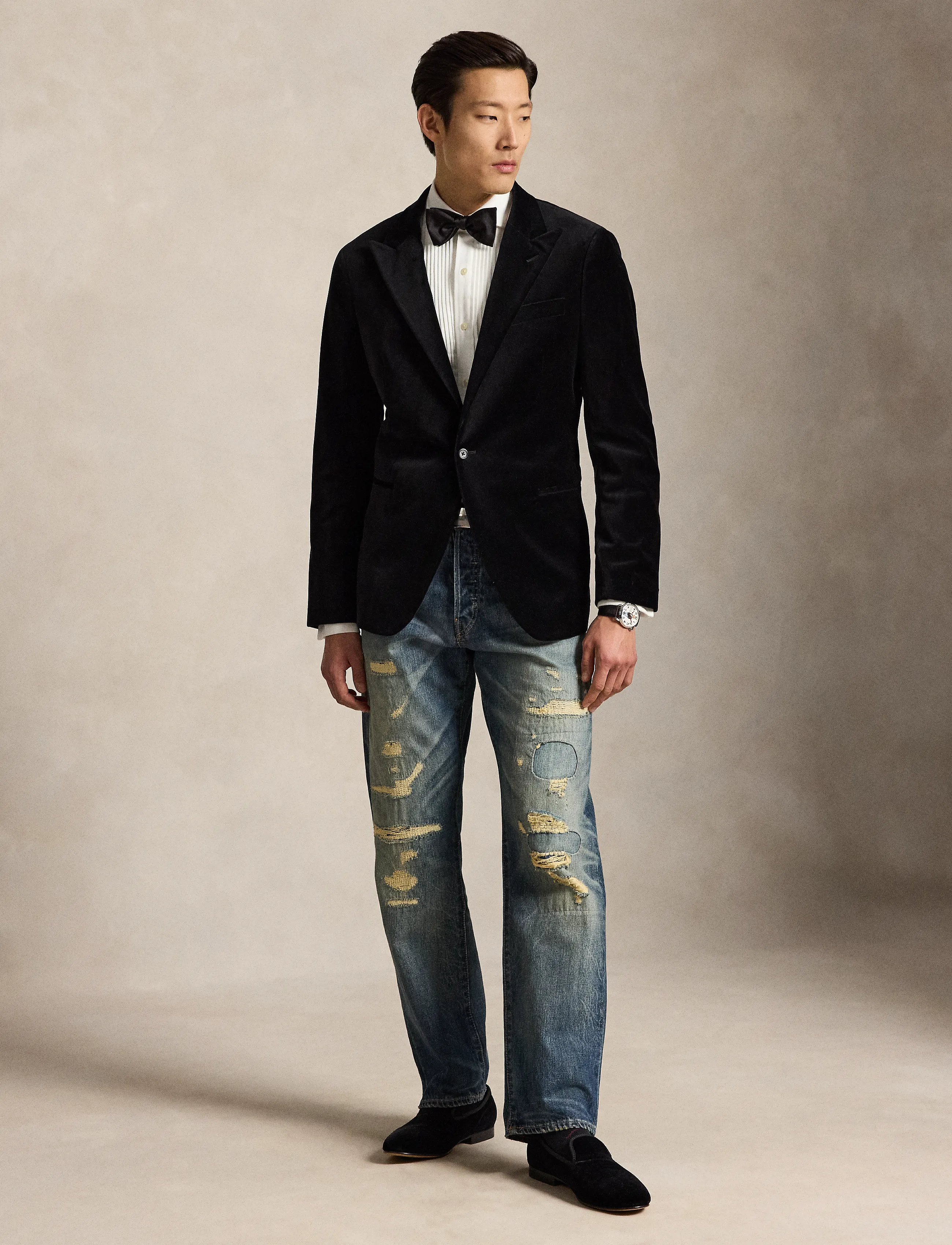 Polo Ralph Lauren - Modern Fit Velvet Jacket - black - 4