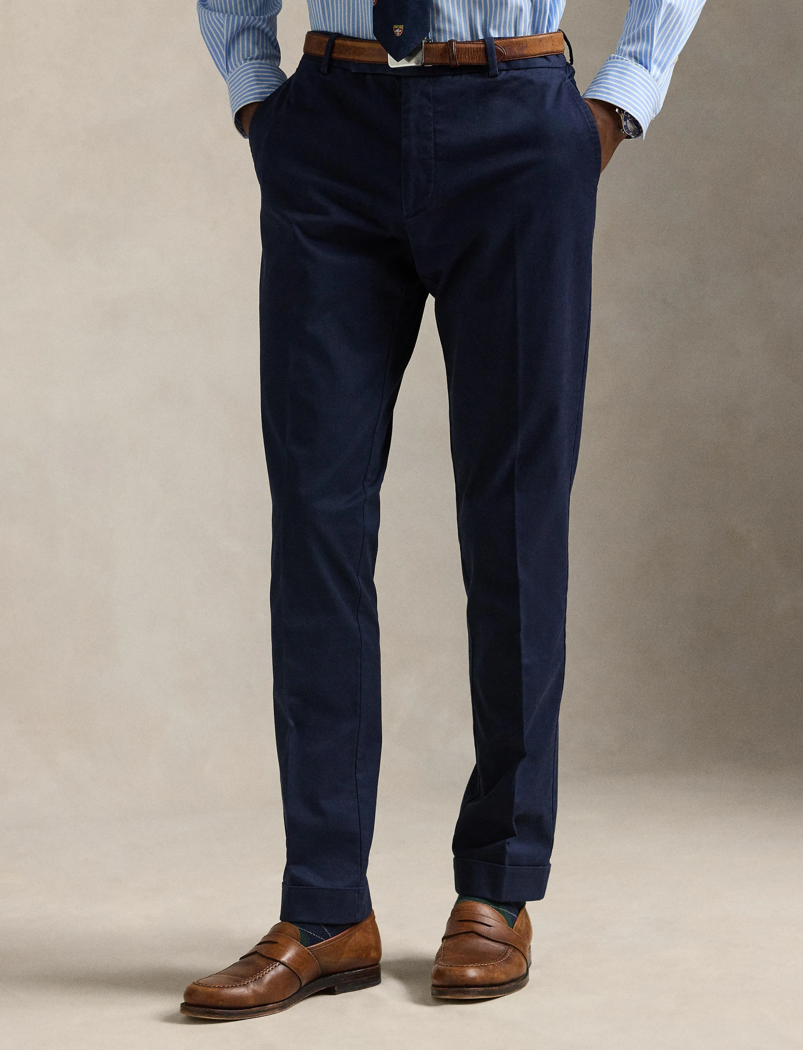 Polo Ralph Lauren Stretch Chino Suit Trouser - Bukser - NAUTICAL INK / navy